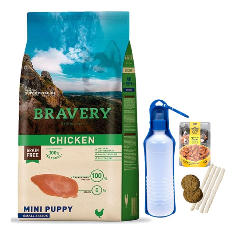 Bravery Mini Puppy Sabor Pollo Kg Mundo Mascota