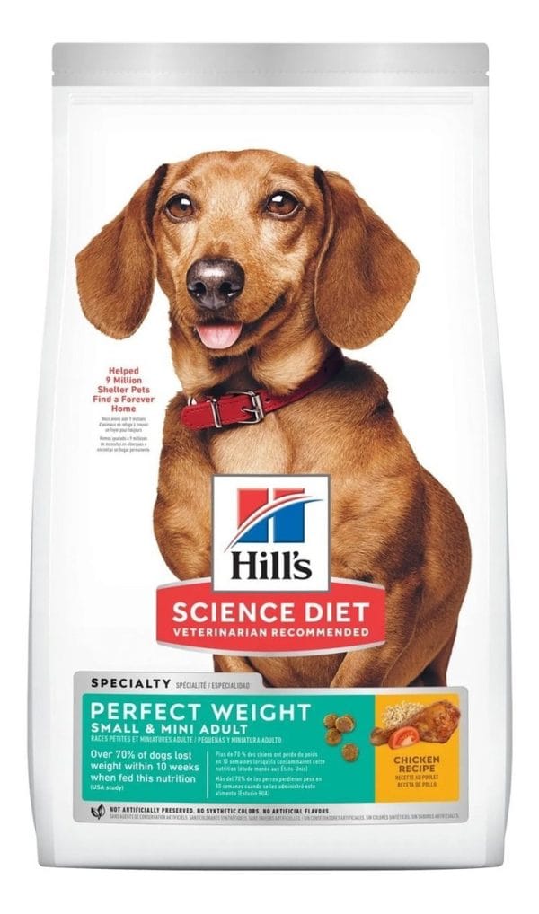 Alimento Perro Adulto Small Mini Hills Perfect Weight 1,8 Kg