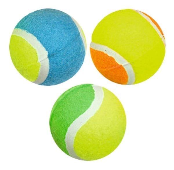 Juguete Pelota De Tenis X 3 Unidades / Mundo Mascota
