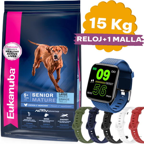 Eukanuba Perro Adulto Senior Raza Grande 15 Kg - Imagen 2