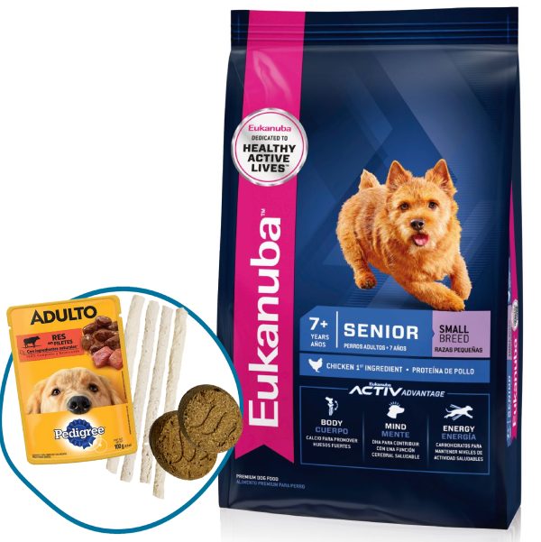 Eukanuba Perro Adulto Senior Raza Pequeña 3 Kg