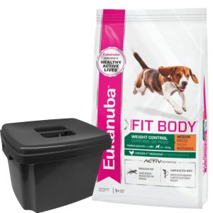 Eukanuba Perro Adulto Fit Body Control De Peso Raza Mediana 15 Kg