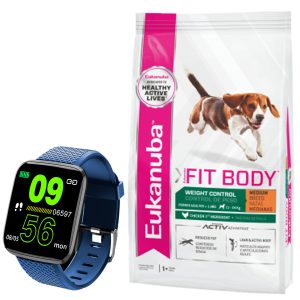 Eukanuba Perro Adulto Fit Body Control De Peso Raza Mediana 15 Kg