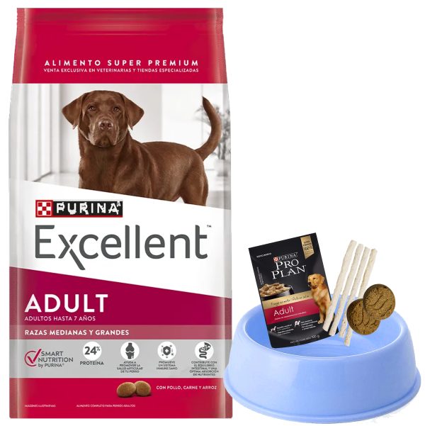 Excellent Dog Raza Mediana y Grande 20 Kg