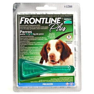 Pipeta Antipulgas Frontline Plus Perros 10 A 20 Kg