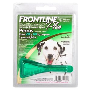 Pipeta Antipulgas Frontline Plus Perros 20 A 40 Kg