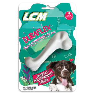 Juguete Perro Mediano LCM Hueso Irrompible Duraflex Pequeño