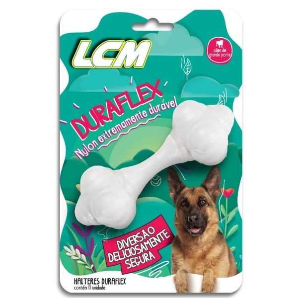 Juguete Perro LCM Hueso Mancuerna Irrompible Duraflex