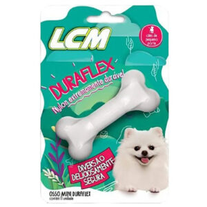 Juguete Perro LCM Hueso Clásico Irrompible Duraflex Mini
