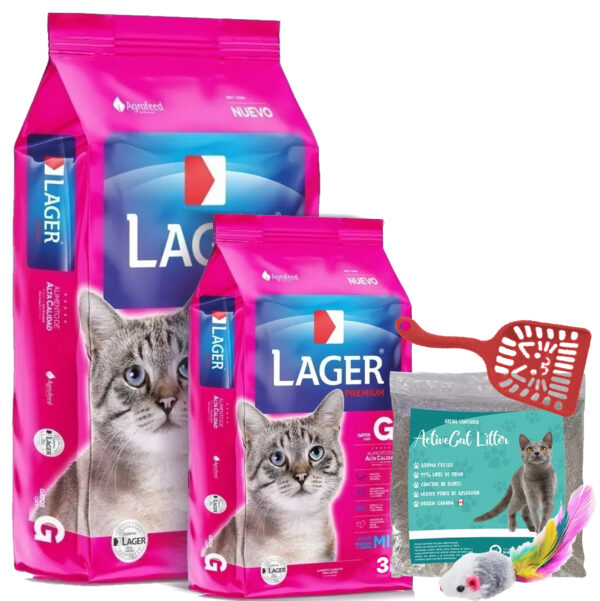 Lager Gato Adulto 25 Kg (22 + 3)