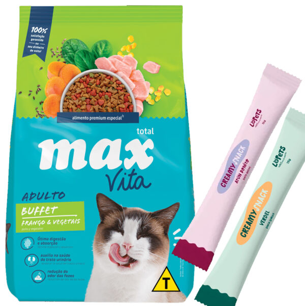 Max Cat Gato Adulto Sabor Buffet (Pollo y Vegetales) 8 Kg