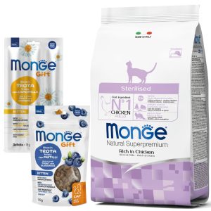 Monge Gato Adulto Esterilizado Sabor Pollo 10 Kg