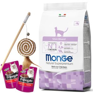 Monge Gato Adulto Esterilizado Sabor Pollo 10 Kg