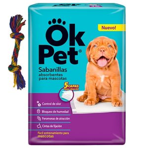 Pañales Entrenamiento OkPet Feromonas 60 Un / 70 x 60 cms