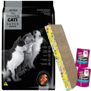Three Cats Super Premium Gato Adulto Castrado 10 Kg