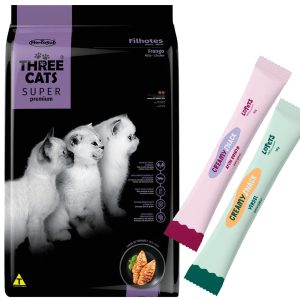 Three Cats Super Premium Gato Cachorro/Kitten 3 kg