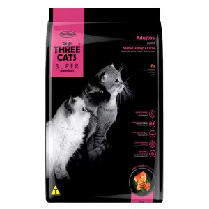 Three Cats Super Premium Gato Adulto 3 kg