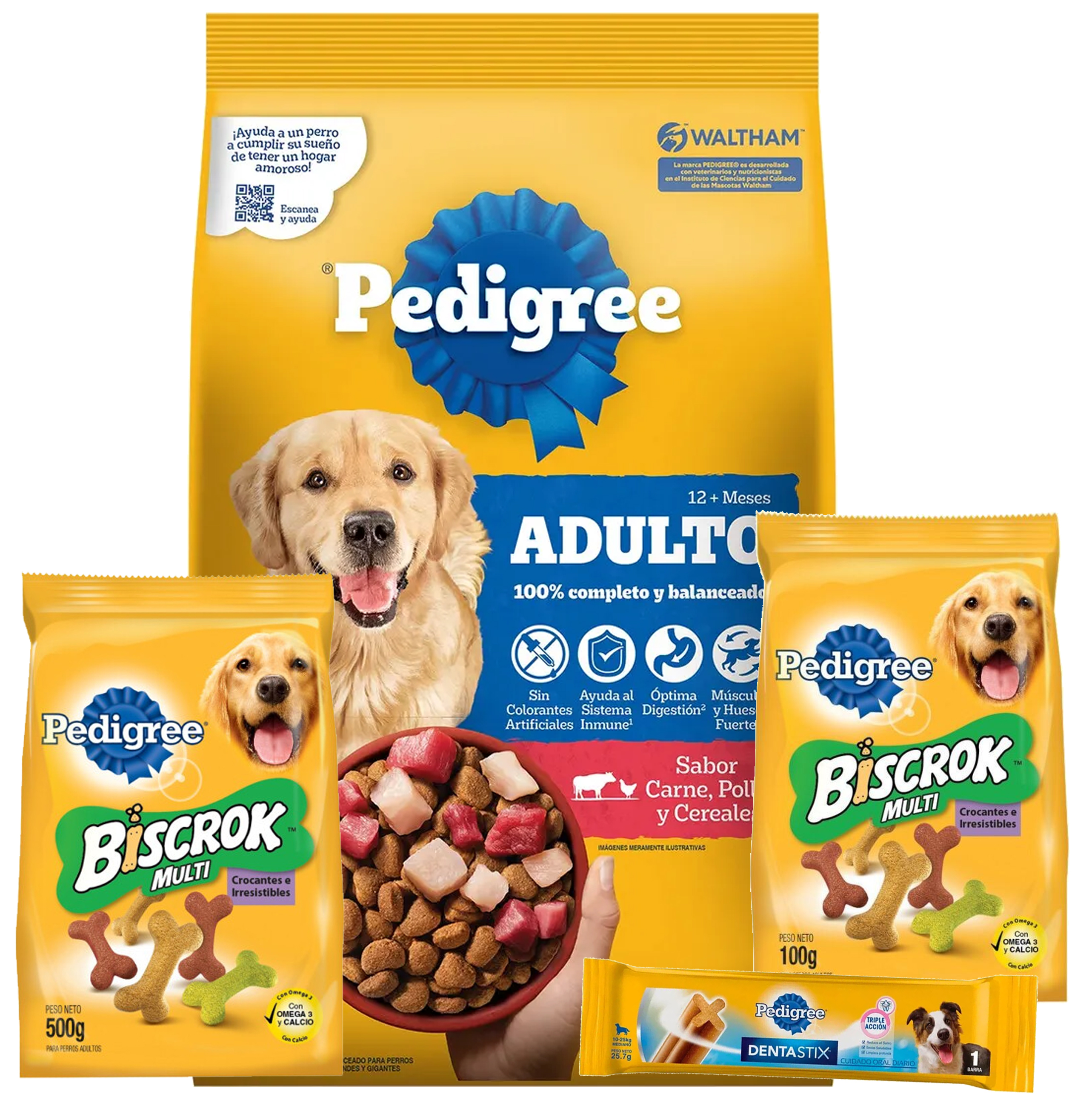 Pedigree Adulto Carne Pollo y Cereales 21 Kg