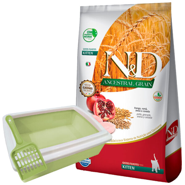 Farmina N&D Ancestral Grain Gato Cachorro / Kitten 7,5 Kg