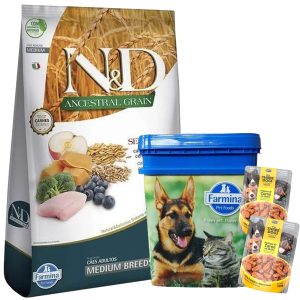 N&D Ancestral Grain Selection Perro Adulto Raza Mediana 15 kg