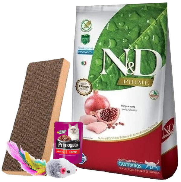 N&D Prime Gato Adulto Castrado 7,5 Kg