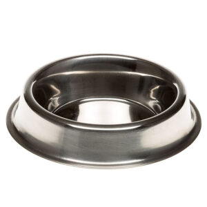 Comedero Acero Ferplast Supernova 0,9 Lts / Base 14 cm