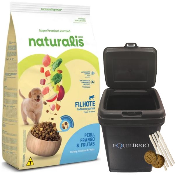 Naturalis Perro Cachorro Todas las Razas 15 Kg / Sabor Pollo, Pavo y Frutas