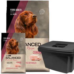 Balanced Natural Recipe Perro Adulto Cerdo y Arroz 17 kg