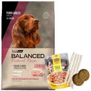 Balanced Natural Recipe Perro Adulto Cerdo y Arroz 17 kg