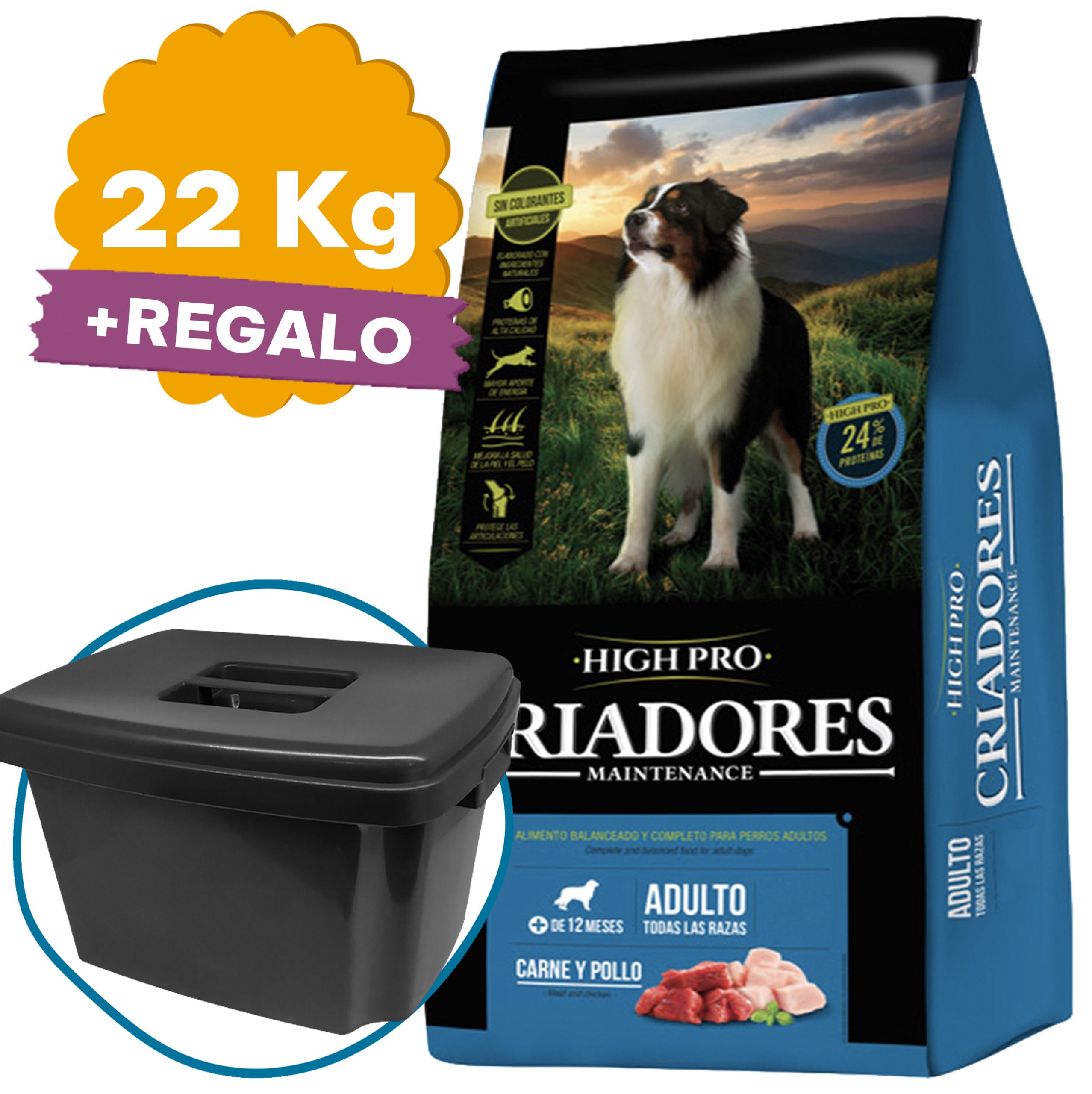Maintenance Criadores Perro Adulto High Pro 22 Kg Mundo Mascota