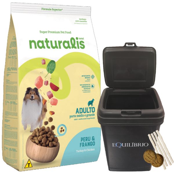Naturalis Perro Adulto Mediano y Grande 12 Kg / Sabor Pollo y Pavo