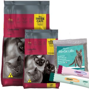 Three Cats Premium Gato Castrado 11,1Kg (10,1 + 1)