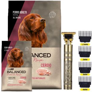 Balanced Natural Recipe Perro Adulto Cerdo y Arroz 17 kg