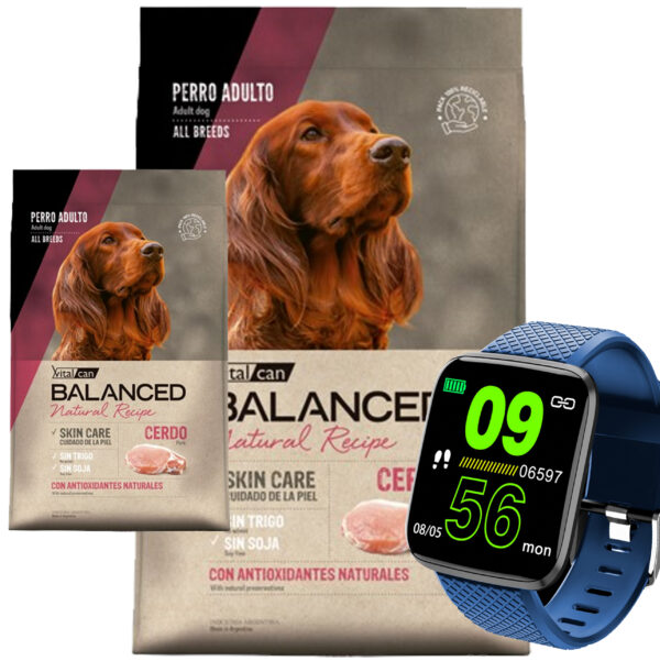 Balanced Perro Adulto Cerdo y Arroz 18 Kg (15 + 3)