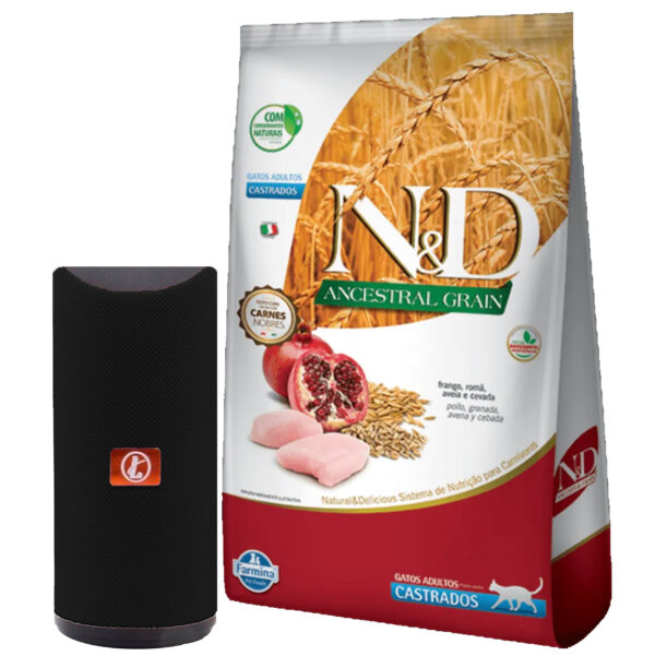 Farmina N&D Ancestral Grain Feline Gato Adulto Castrado 7,5 Kg