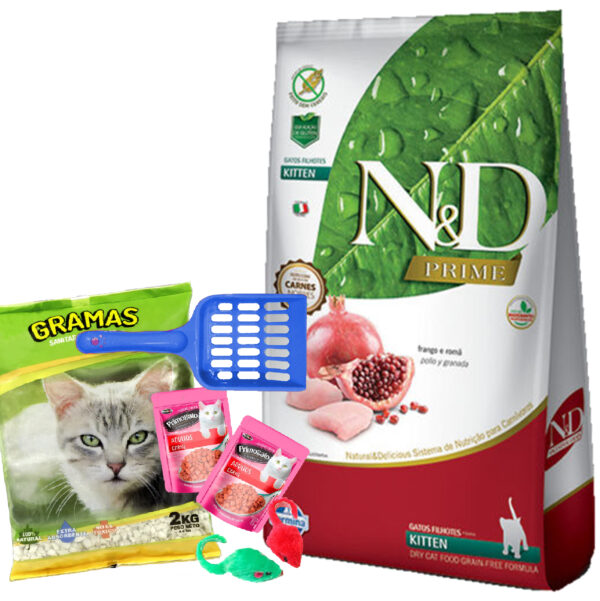 N&D Prime Gato Cachorro Kitten 7,5 Kg