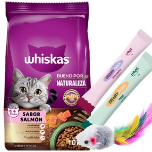 Whiskas Gato Adulto Salmón 10 kg