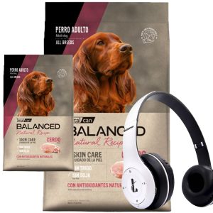 Balanced Natural Recipe Perro Adulto Cerdo y Arroz 17 kg