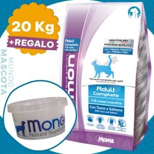 Gemon High Premium Gato Adulto Atún Y Salmón 20 Kg + Regalo