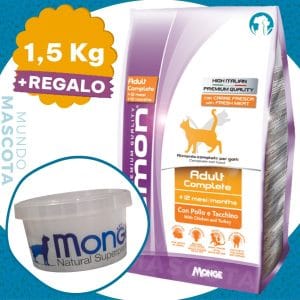 Gemon High Premium Gato Adulto Pollo Y Pavo 1,5 Kg + Regalo