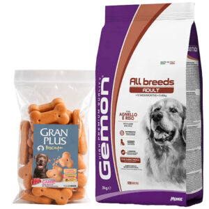 Gemon High Premium Perro Adulto Raza Mediana / Cordero y Arroz 20 Kg