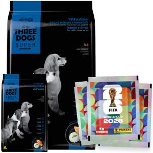 Three Dogs Perro Cachorro Super Premium 20 Kg (17 + 3)