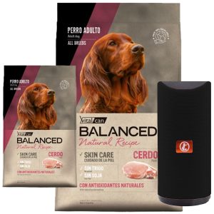 Balanced Natural Recipe Perro Adulto Cerdo y Arroz 17 kg
