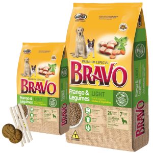 Bravo Perro Adulto Light Pollo y Vegetales 17 kg (15 + 2)