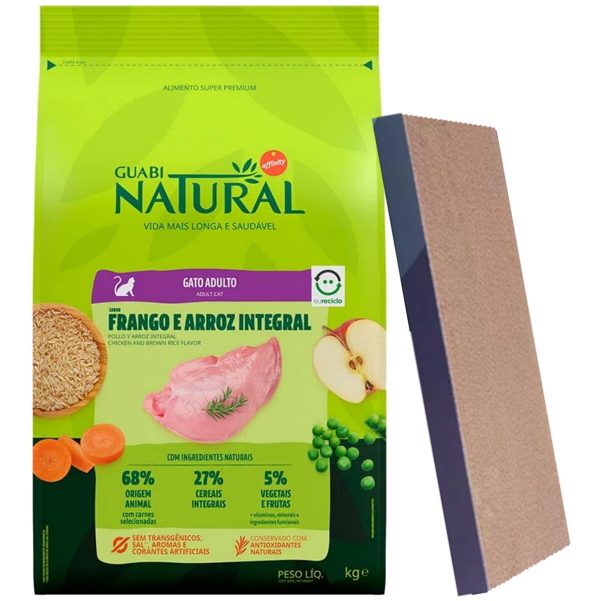 Guabi Natural Gato Adulto Sabor Pollo y Arroz 7,5 Kg