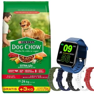 Dog Chow Perro Adulto Raza Mediana y Grande 24 Kg