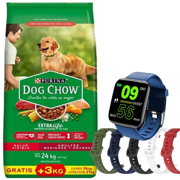 Dog Chow Perro Adulto Raza Mediana y Grande 24 Kg