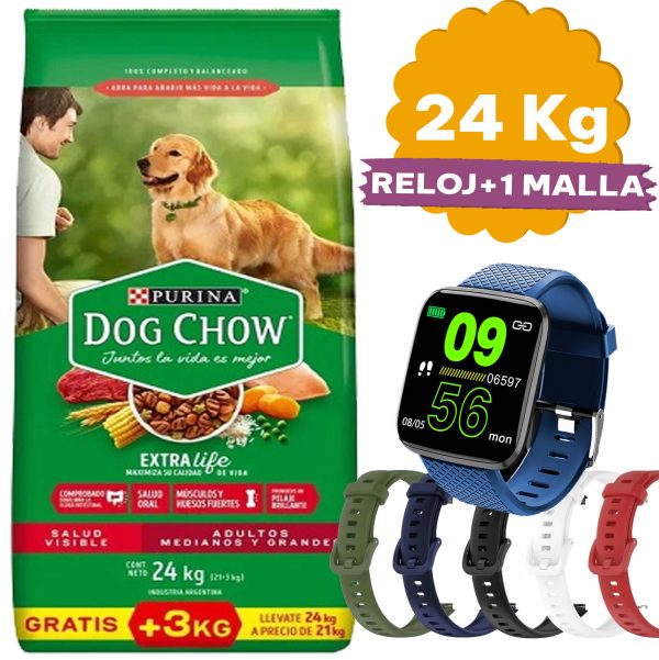Dog Chow Perro Adulto Raza Mediana y Grande 24 Kg - Imagen 2