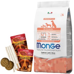 Monge Monoprotein Perro Cachorro Sabor Salmón Y Arroz 12 Kg