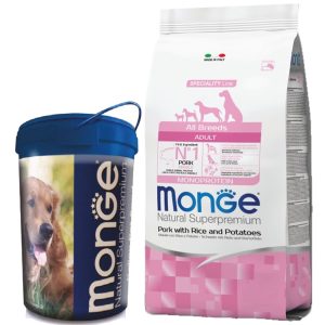Monge Monoprotein Perro Adulto Sabor Cerdo y Arroz 12 Kg